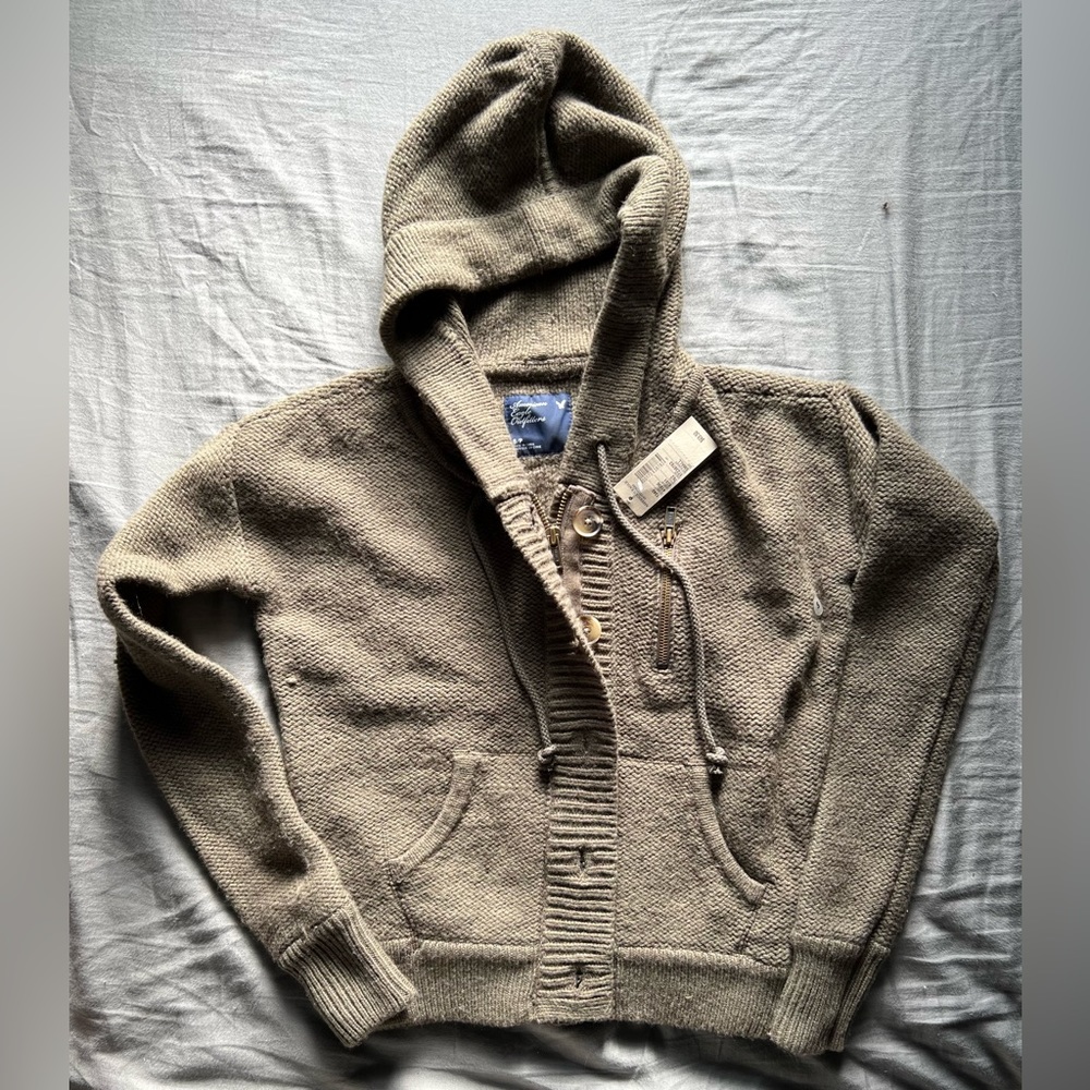 American Eagle Knit Hoodie Woman’s Small